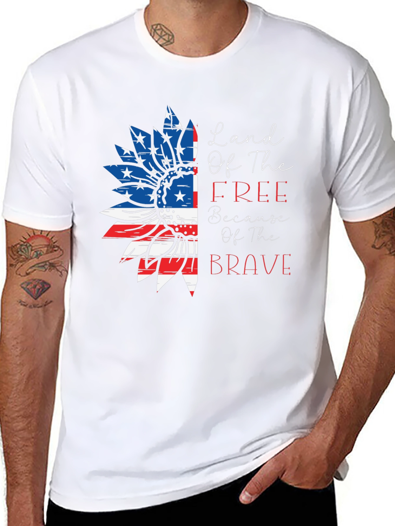 Land of the Free Patriotic Tee