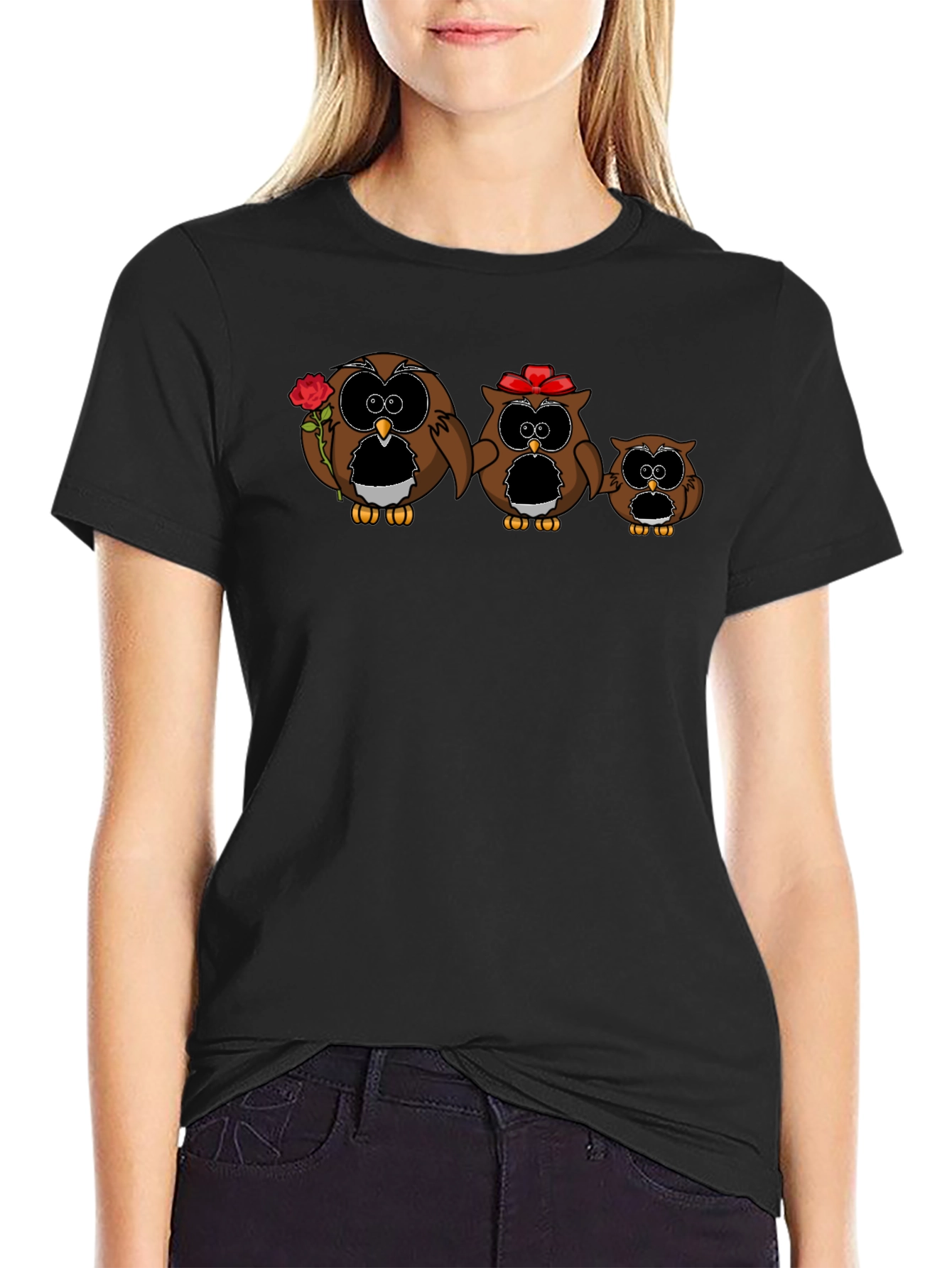 Owl Family T-Shirt - Unique Graphic Tee