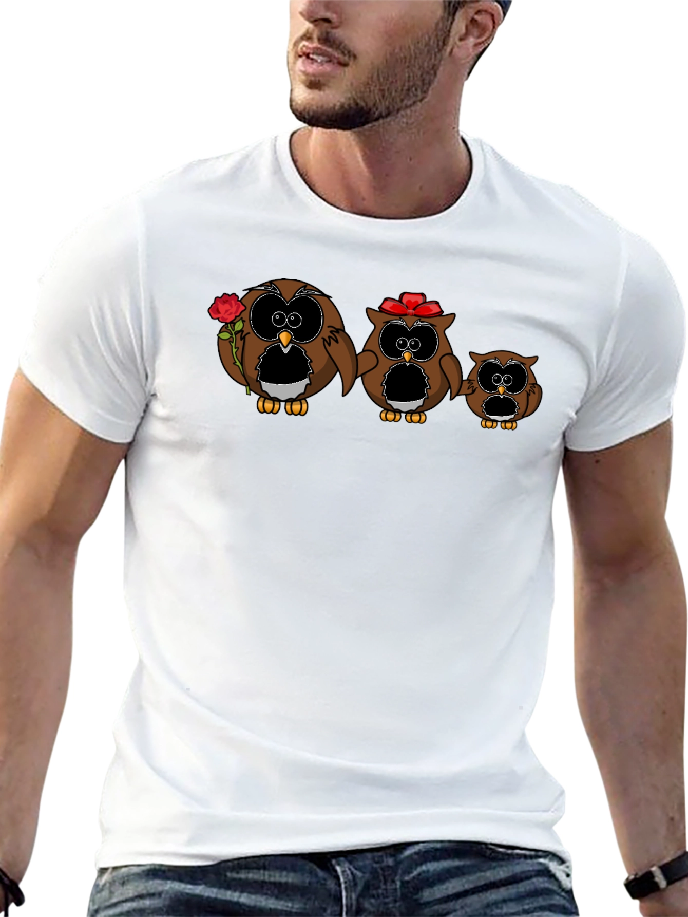 Owl Family T-Shirt - Unique Graphic Tee