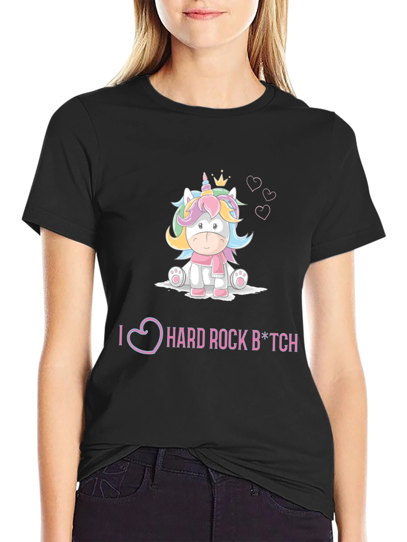 I Heart Hard Rock Graphic T-Shirt