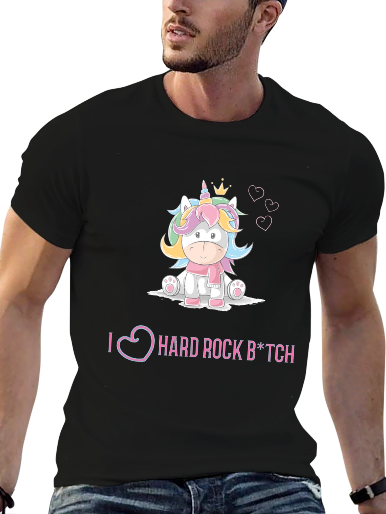 I Heart Hard Rock Graphic T-Shirt