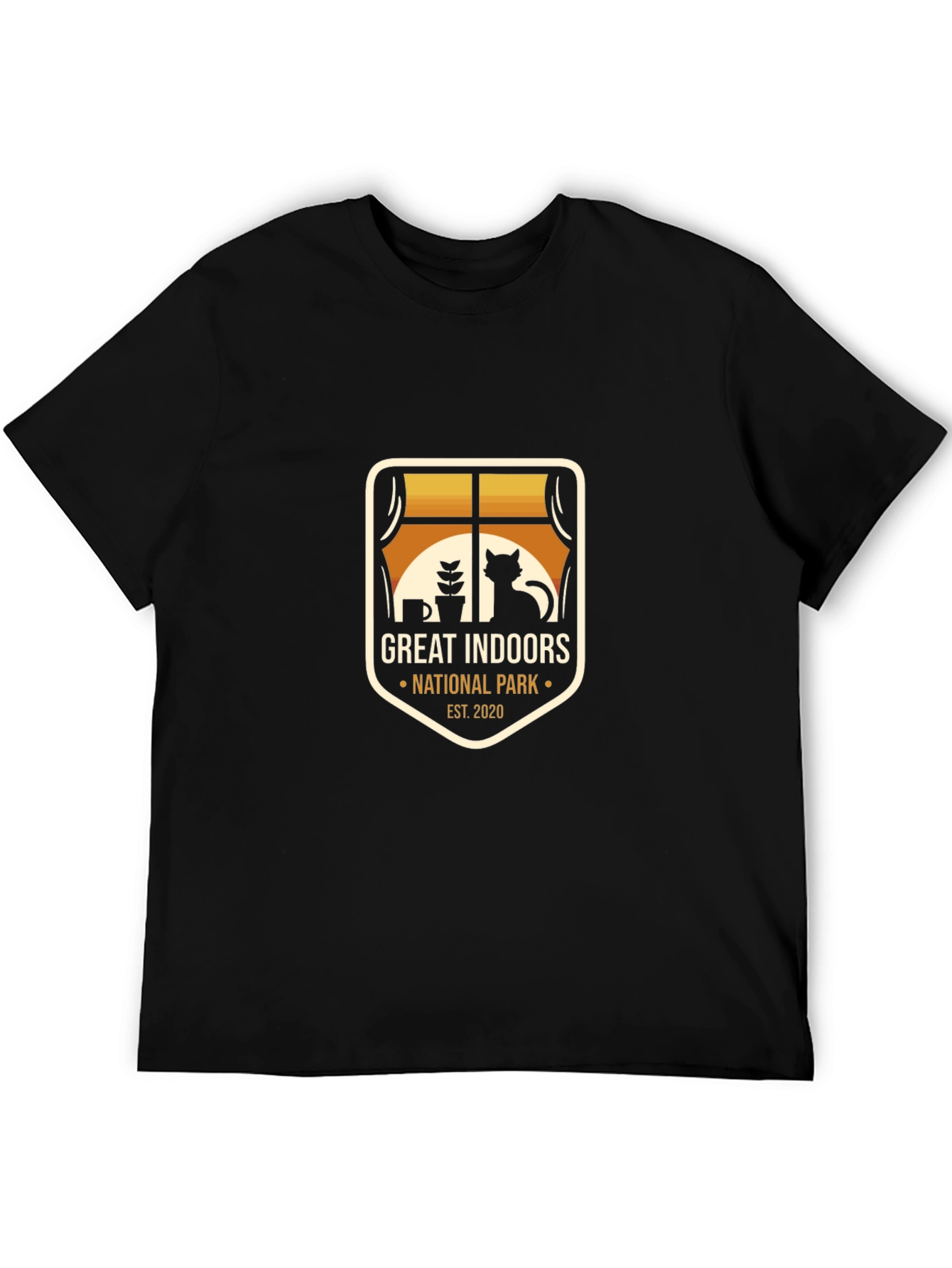 Great Indoors National Park Black Tee