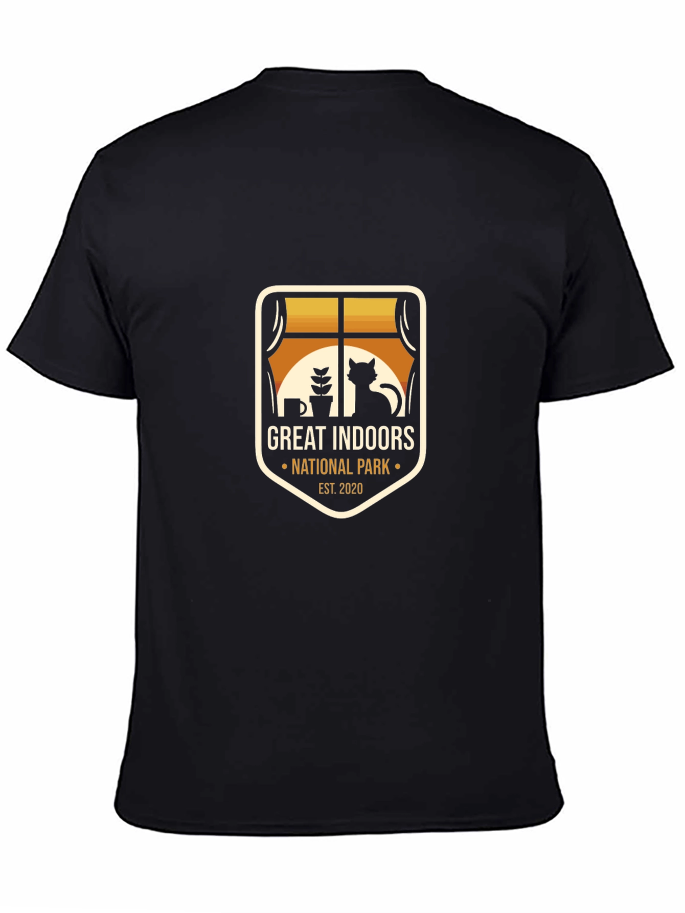 Great Indoors National Park Black Tee