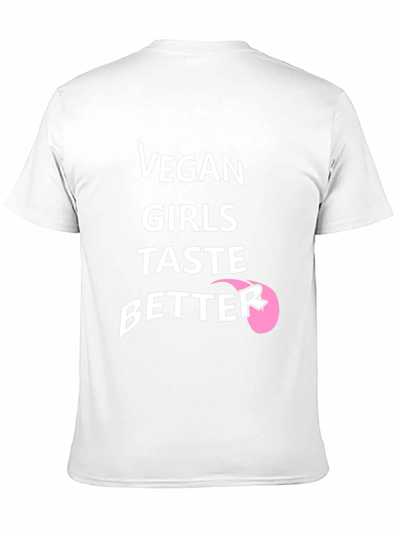 Vegan Girls Taste Better Black Graphic T-Shirt