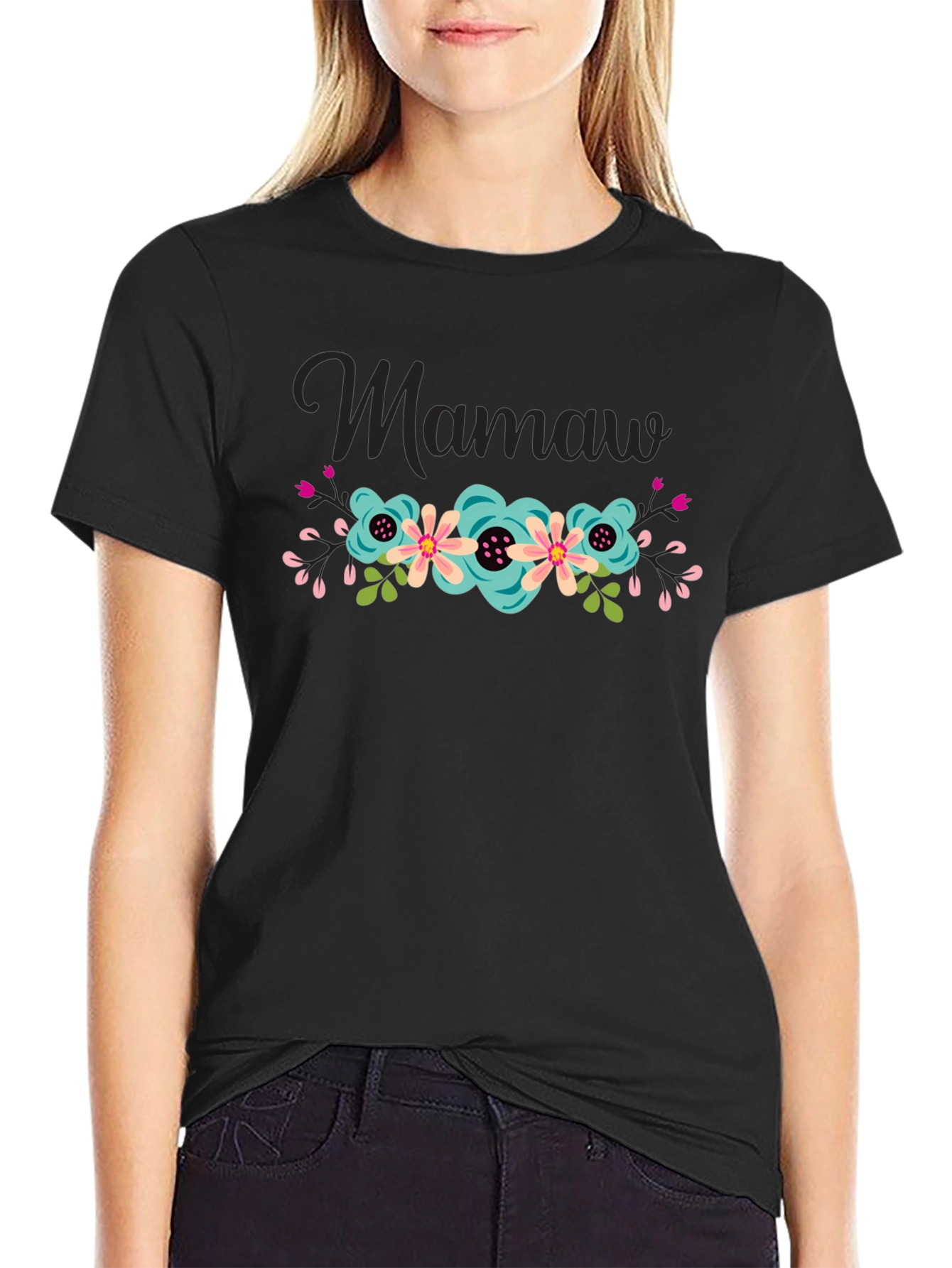 Mamaw Floral Graphic T-Shirt - Unisex