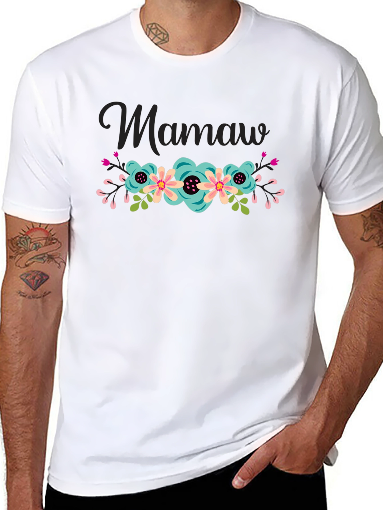 Mamaw Floral Graphic T-Shirt - Unisex