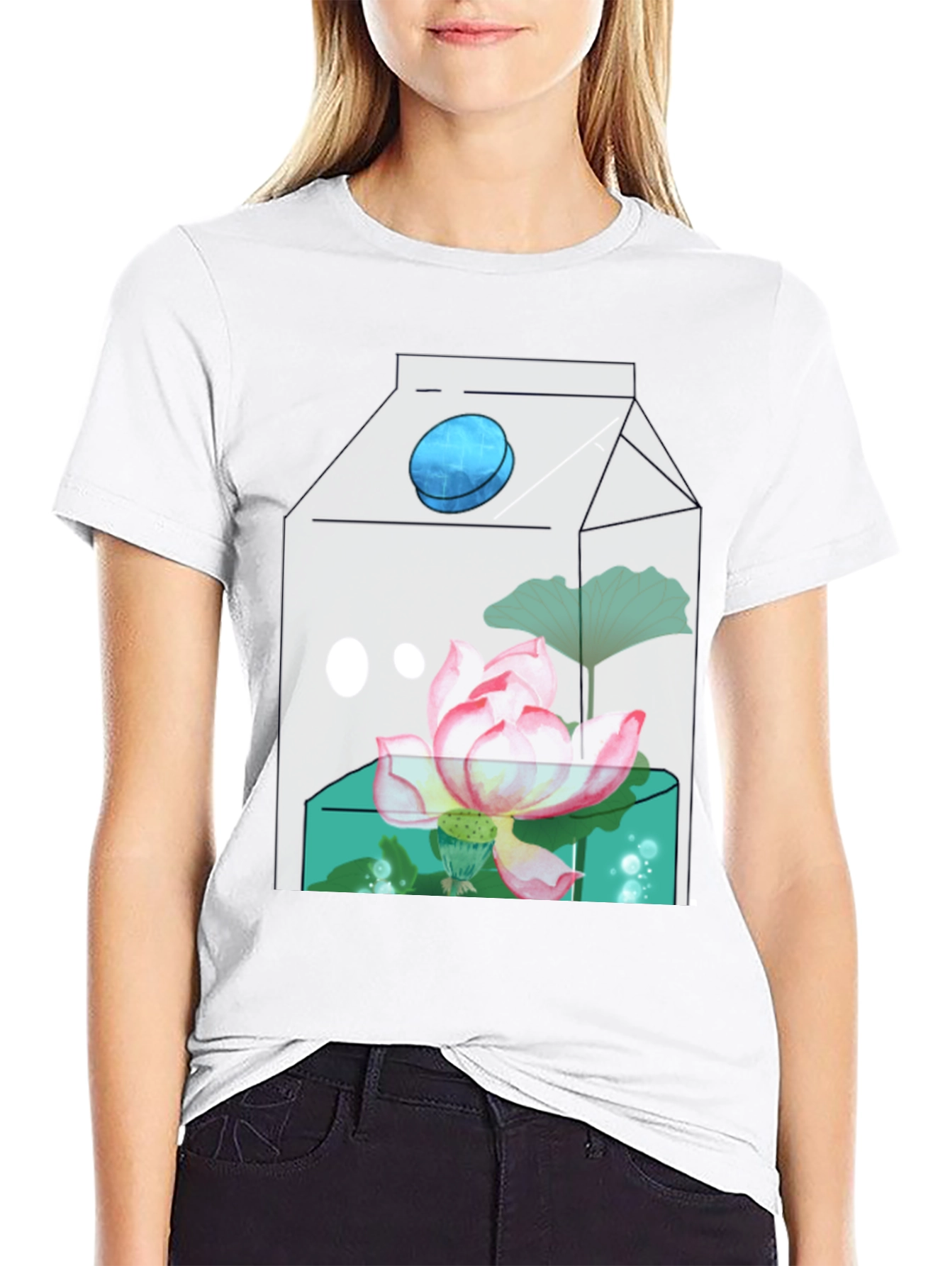 Lotus Milk Carton T-Shirt