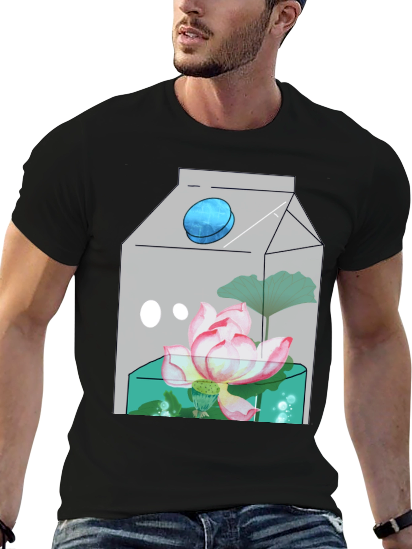 Lotus Milk Carton T-Shirt