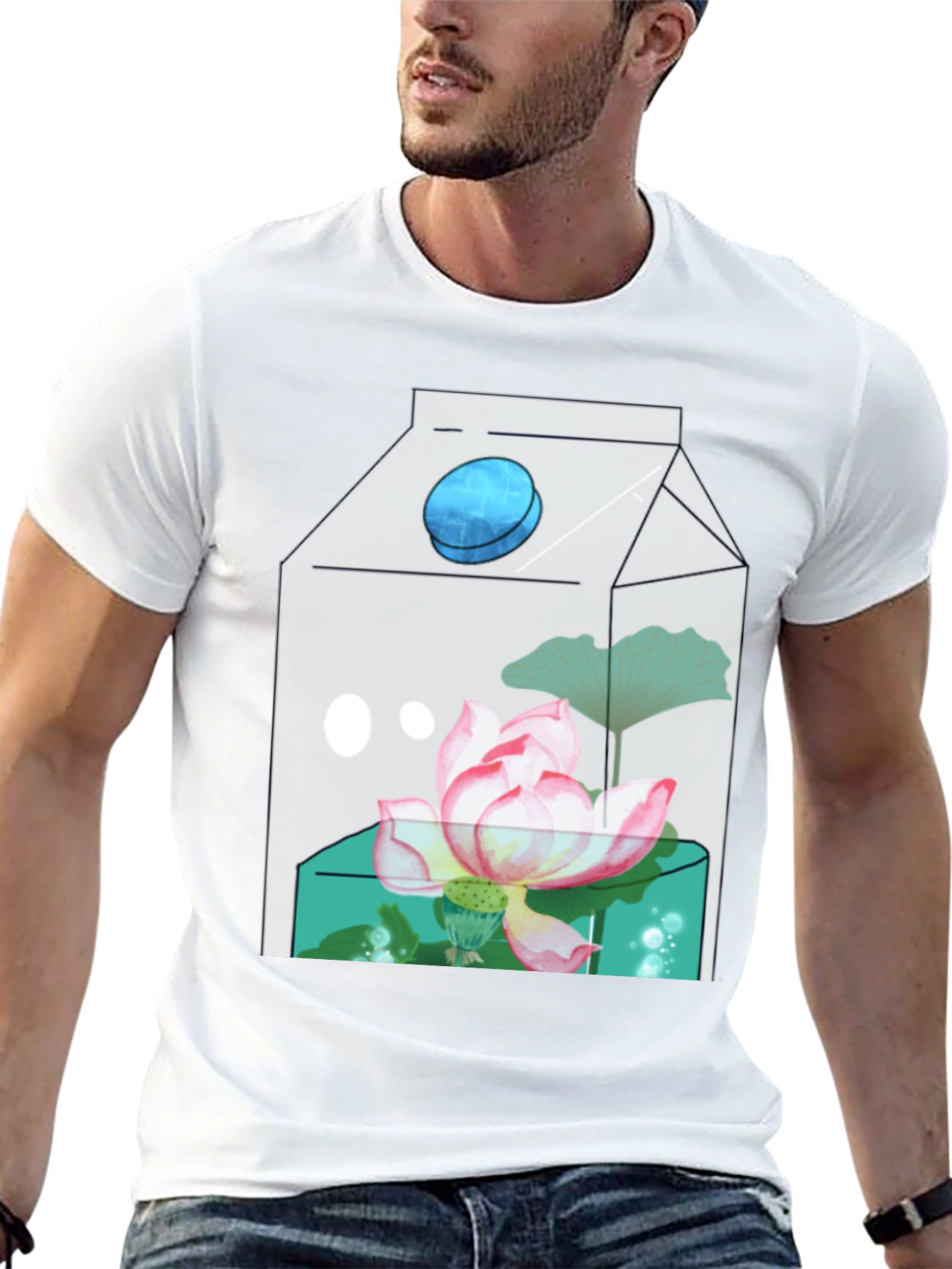 Lotus Milk Carton T-Shirt
