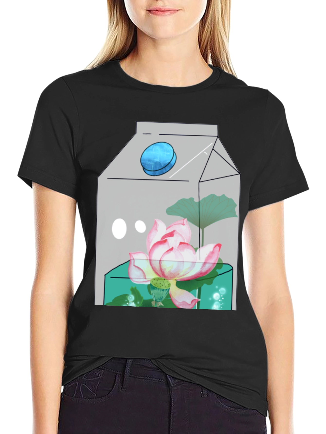 Lotus Milk Carton T-Shirt