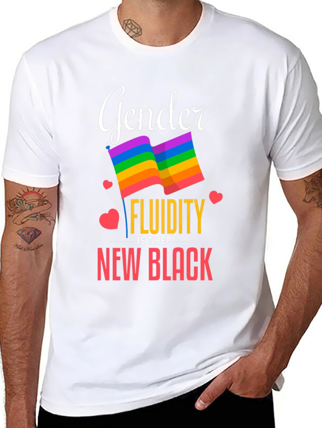 Gender Fluidity is the New Black T-Shirt