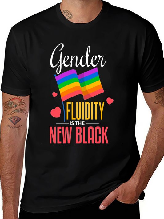 Gender Fluidity is the New Black T-Shirt