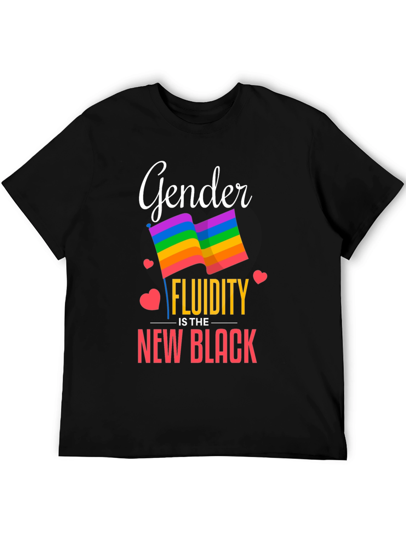 Gender Fluidity is the New Black T-Shirt