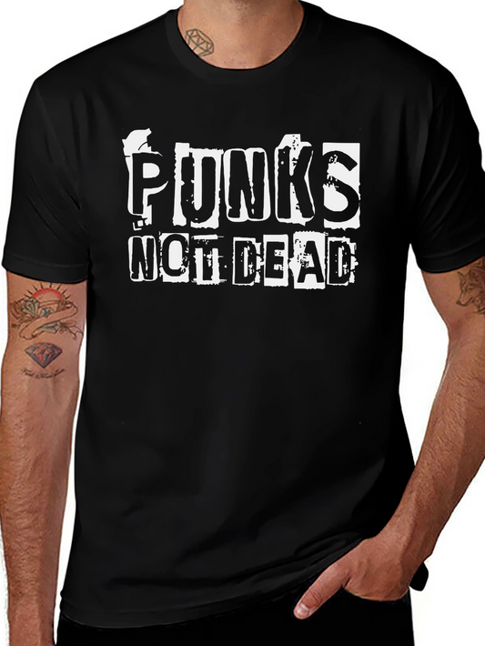 Punks Not Dead Black T-Shirt