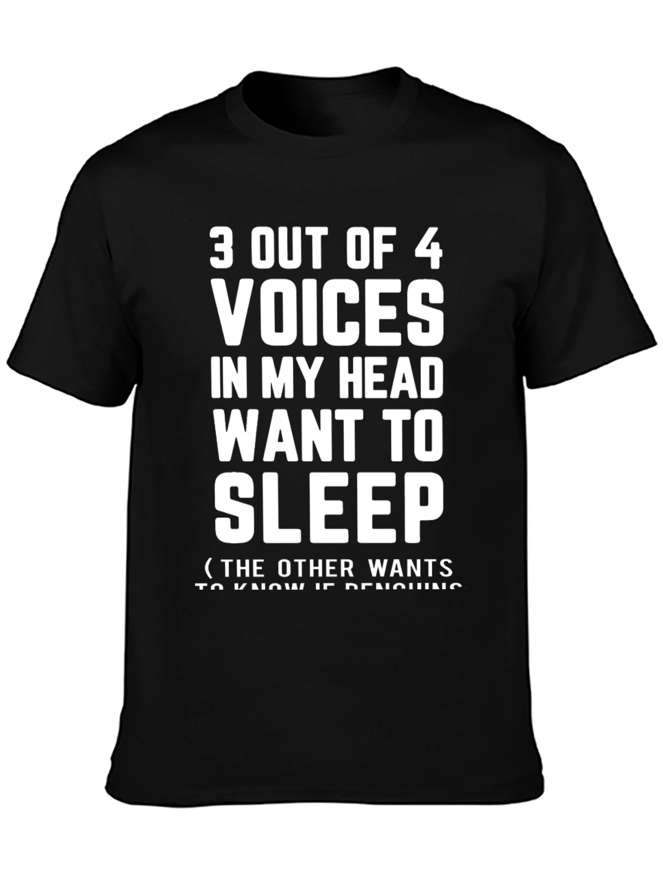 3 Out of 4 Voices in My Head T-Shirt