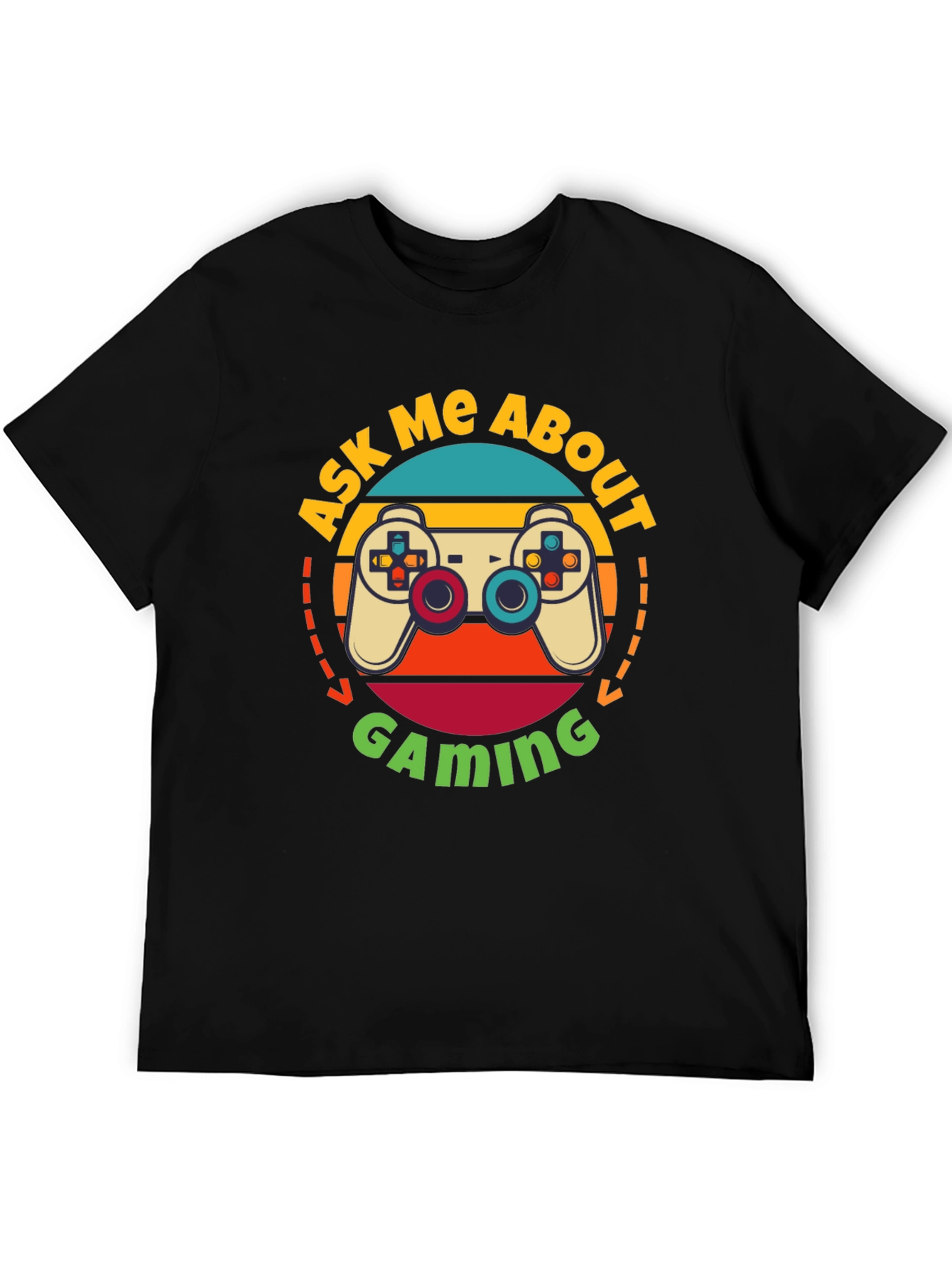 Ask Me About Gaming T-Shirt - Retro Gamer Tee