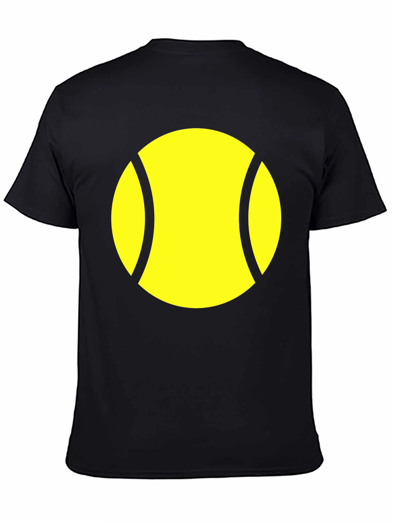 Tennis Ball Graphic T-Shirt - Black