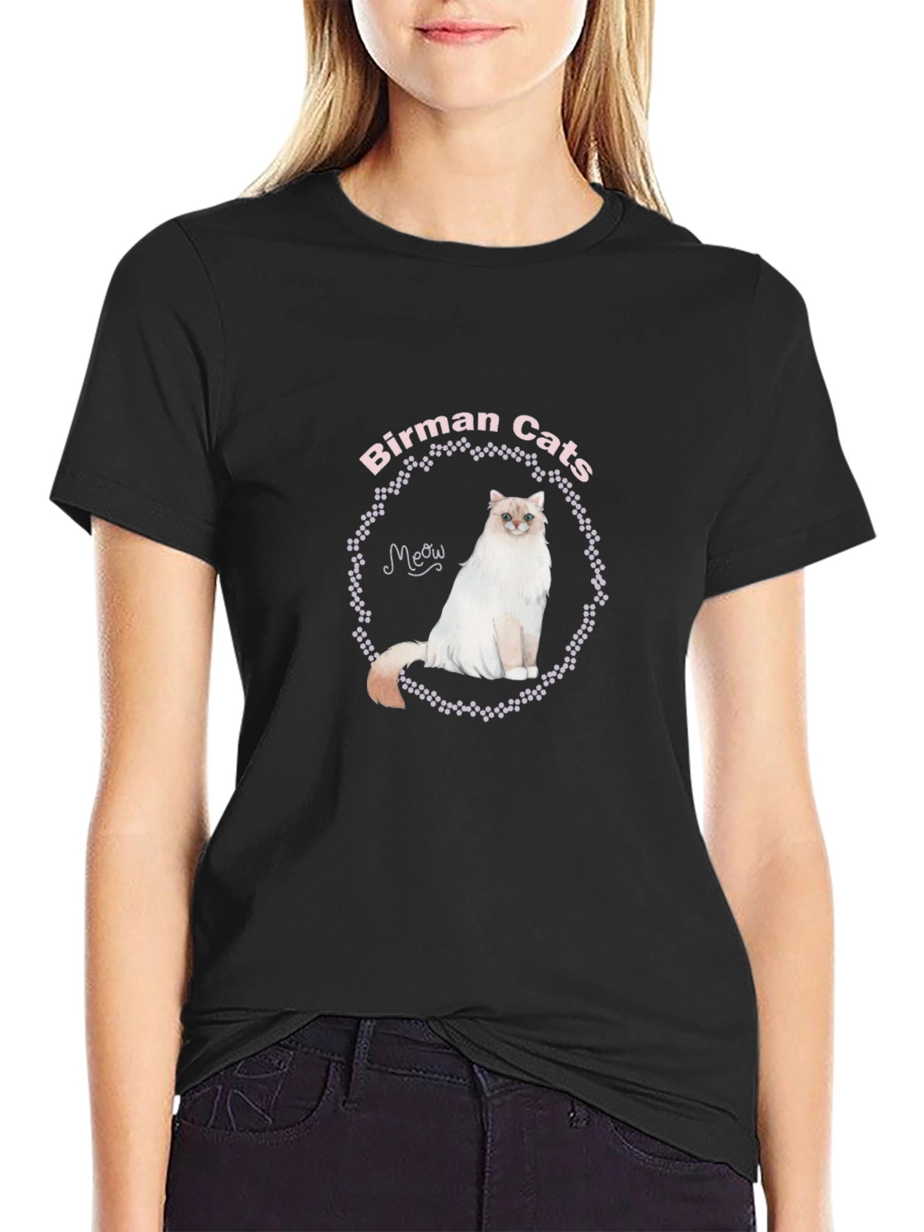Birman Cats Graphic Tee - Unique Cat Lover Shirt