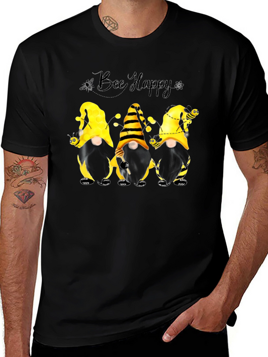Bee Happy Gnome T-Shirt