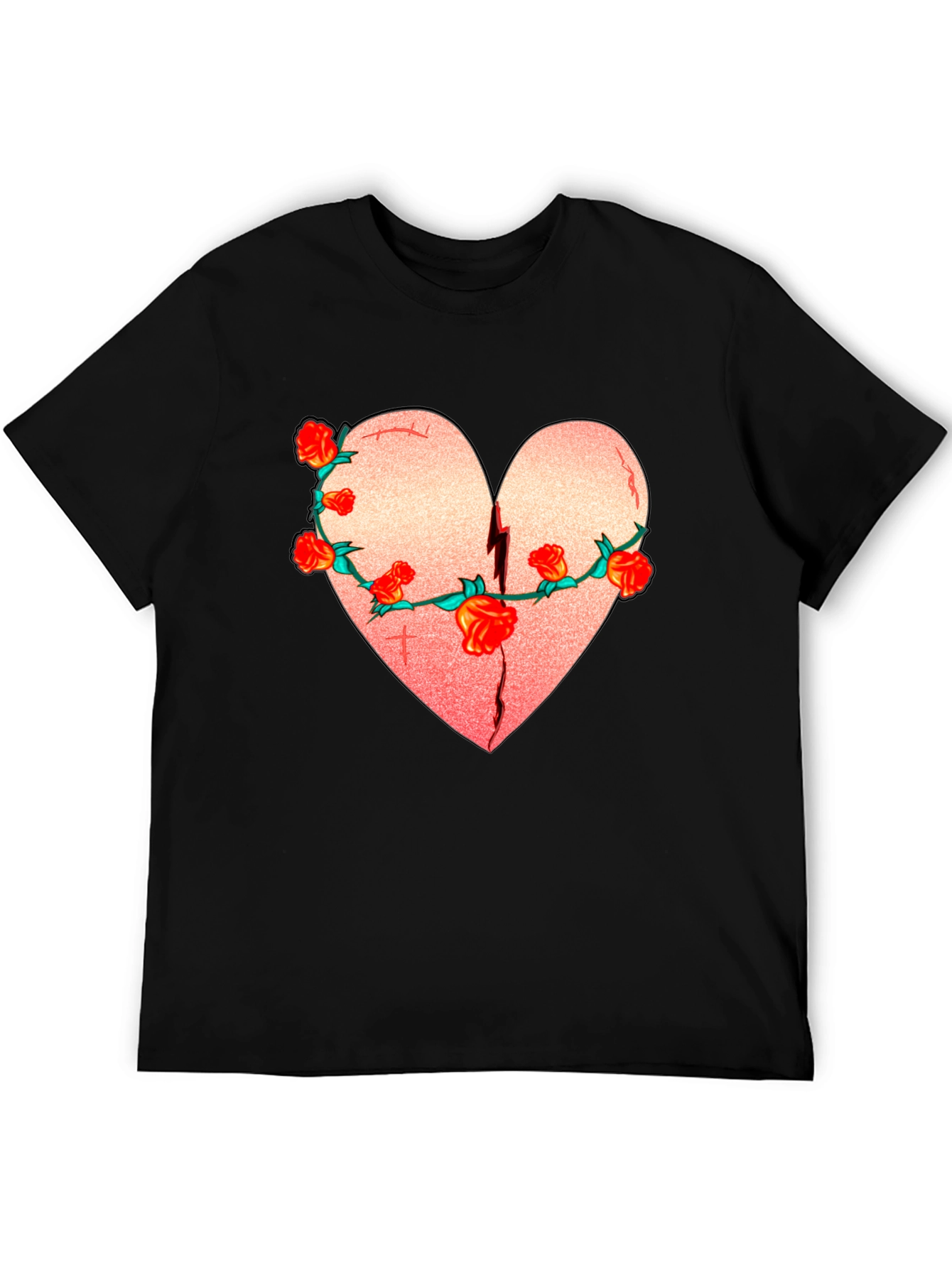 Broken Heart Rose T-Shirt
