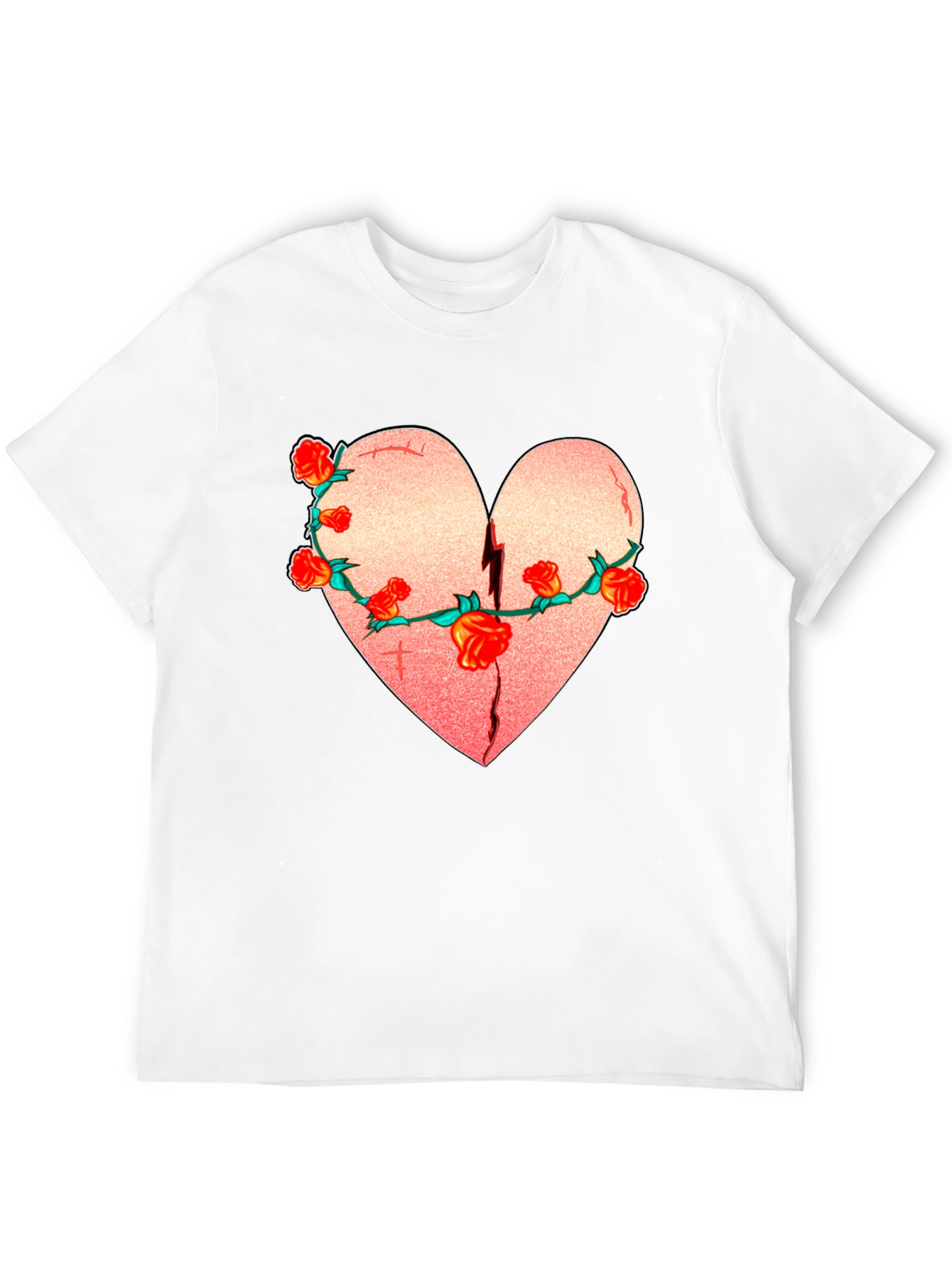 Broken Heart Rose T-Shirt