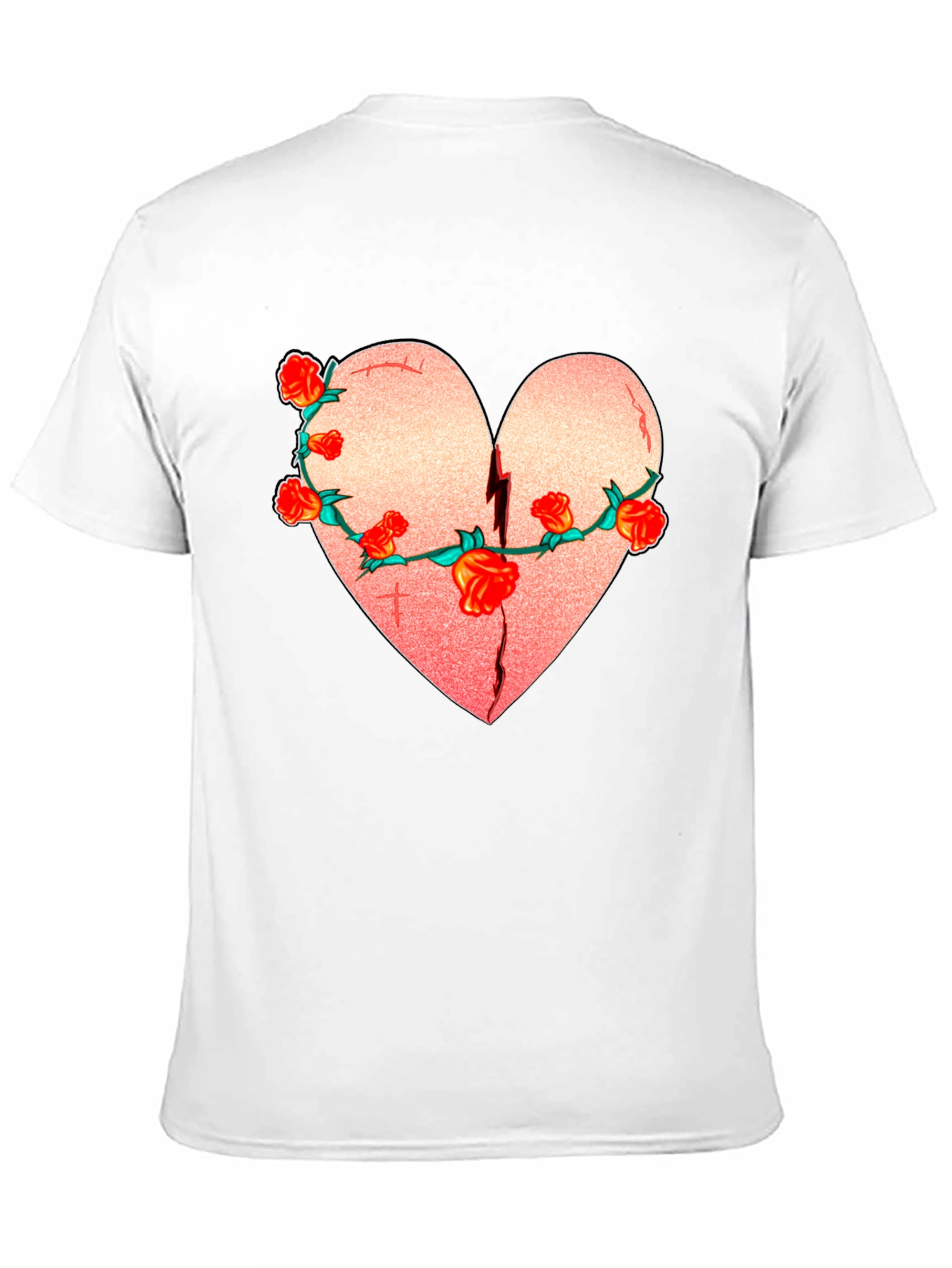 Broken Heart Rose T-Shirt