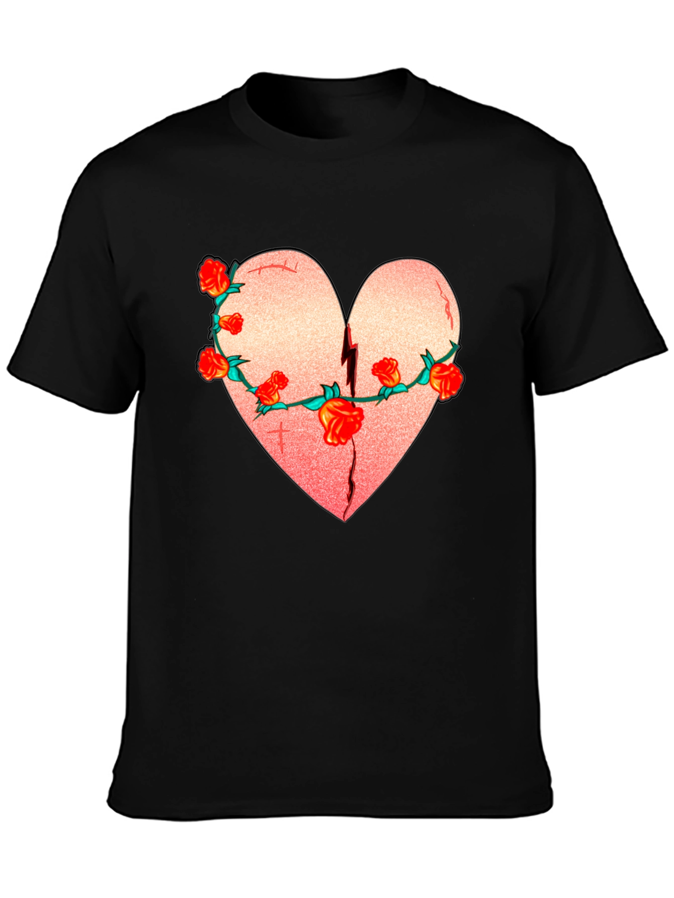 Broken Heart Rose T-Shirt