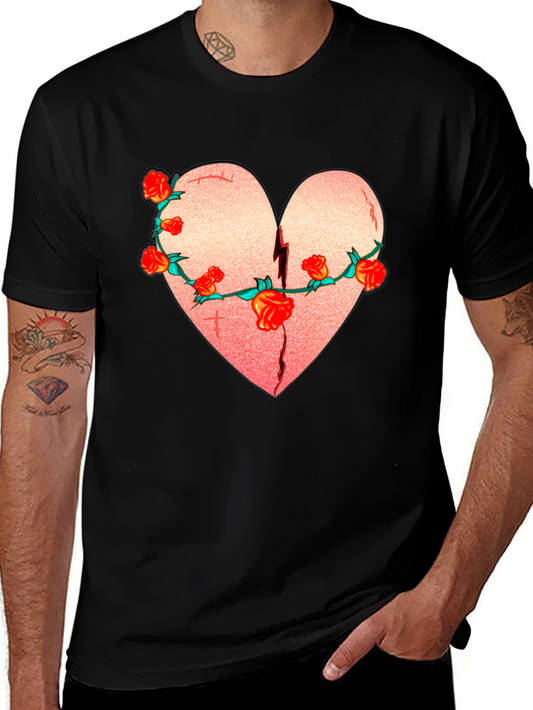Broken Heart Rose T-Shirt