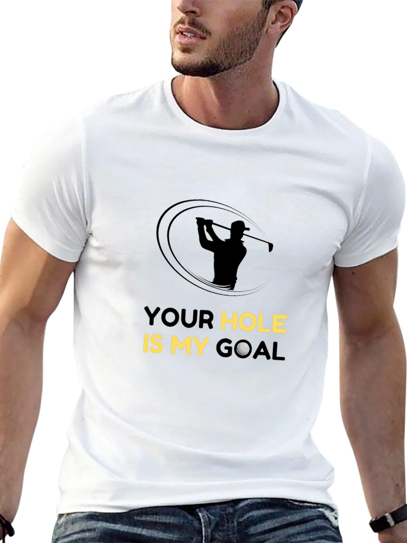 Golf Goal T-Shirt - Humorous Golfer Tee