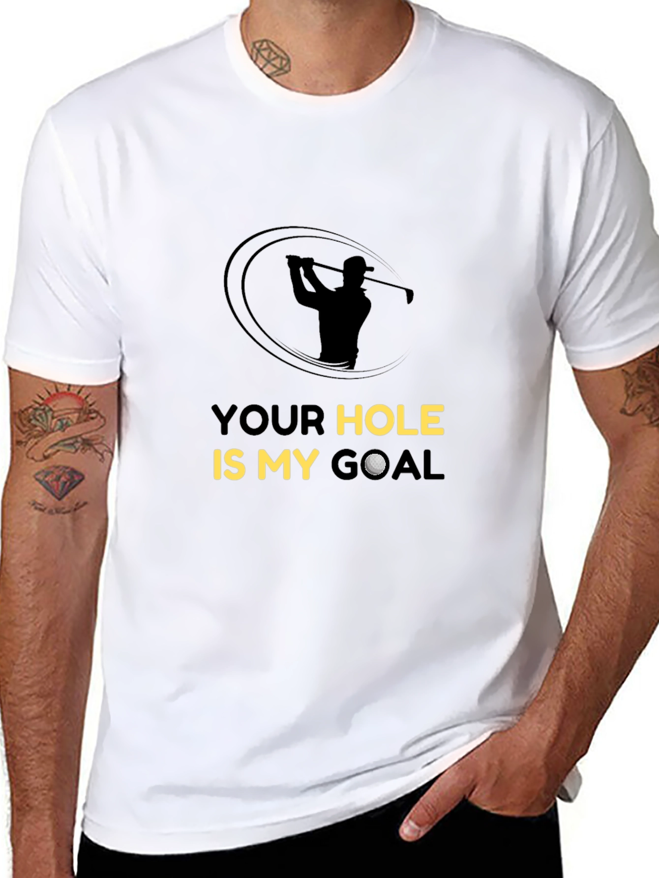 Golf Goal T-Shirt - Humorous Golfer Tee