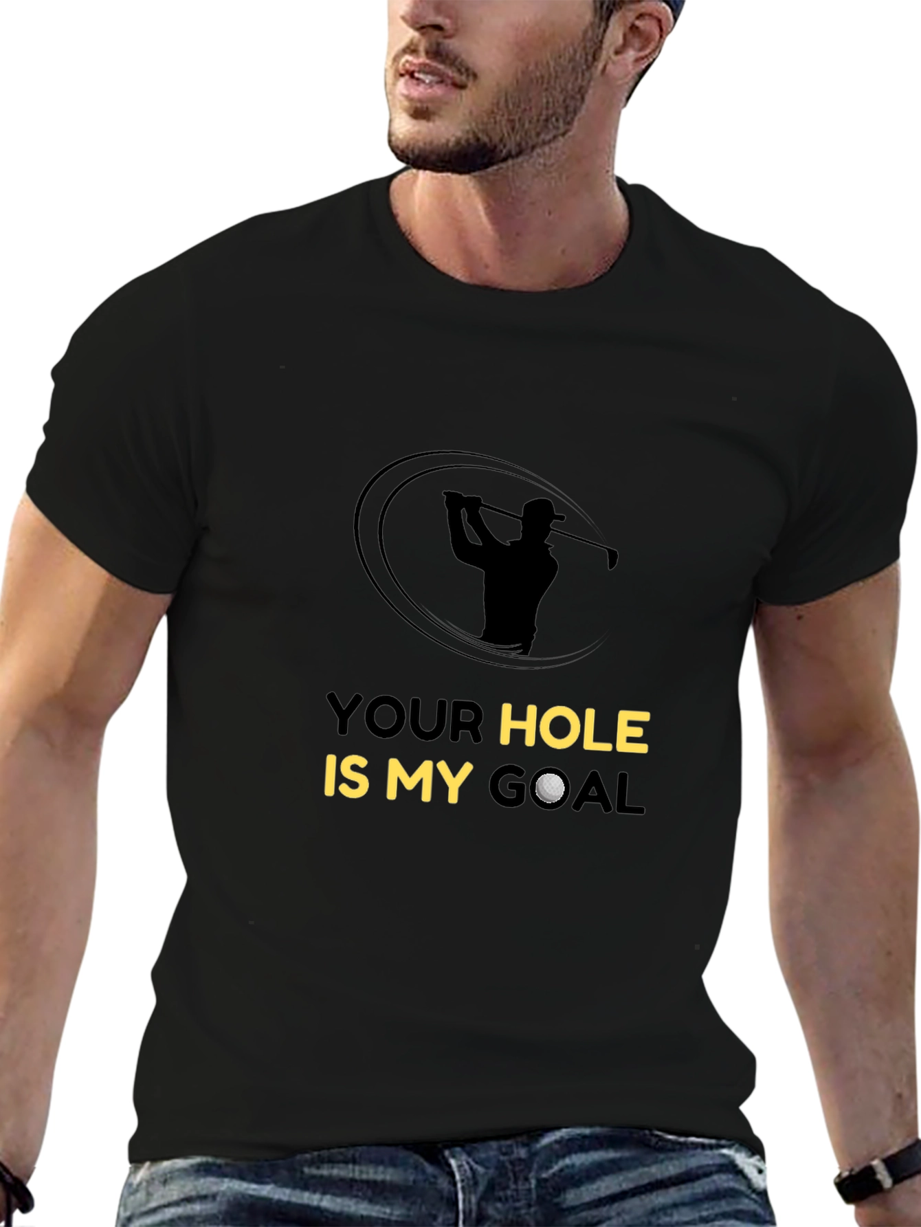 Golf Goal T-Shirt - Humorous Golfer Tee