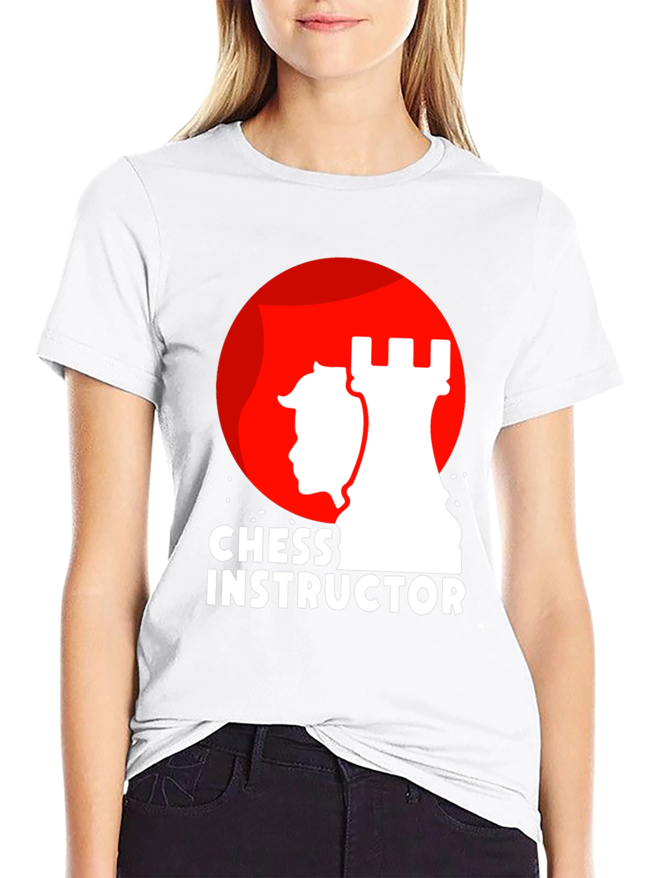 Chess Instructor Graphic T-Shirt - Black