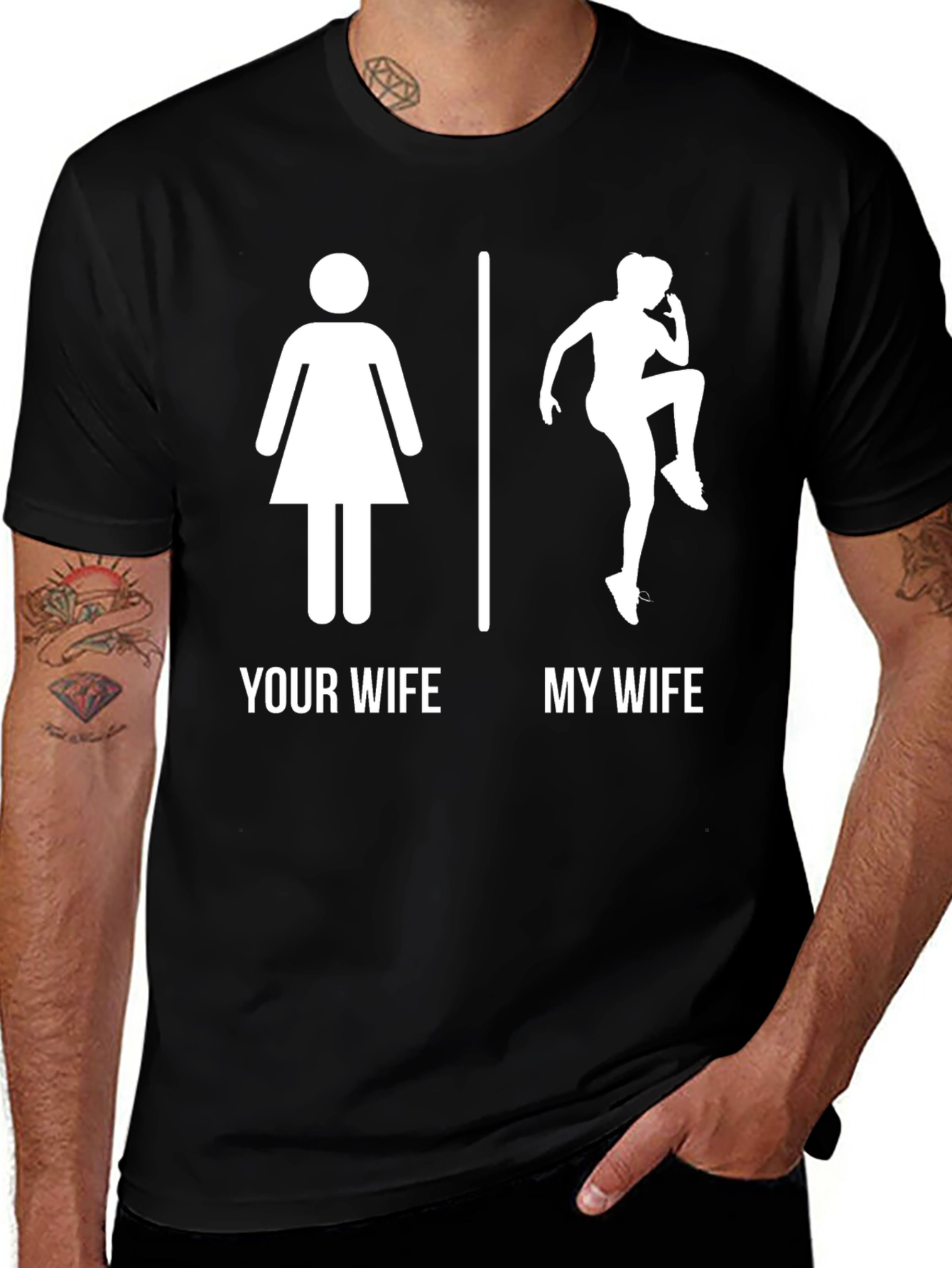Funny Your Wife My Wife Workout T-Shirt