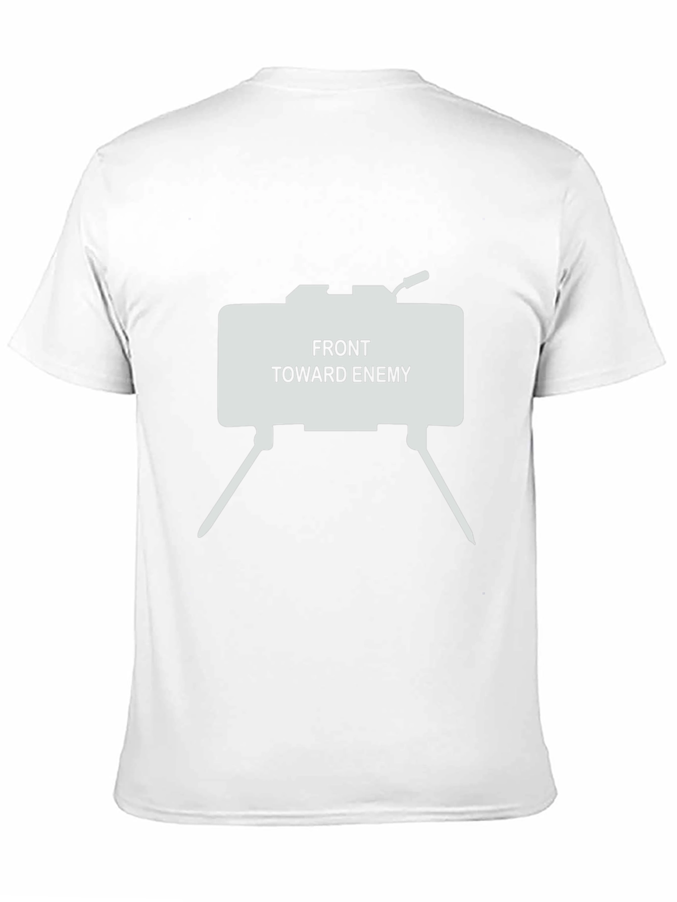 Front Toward Enemy Graphic Tee - Black Cotton T-Shirt