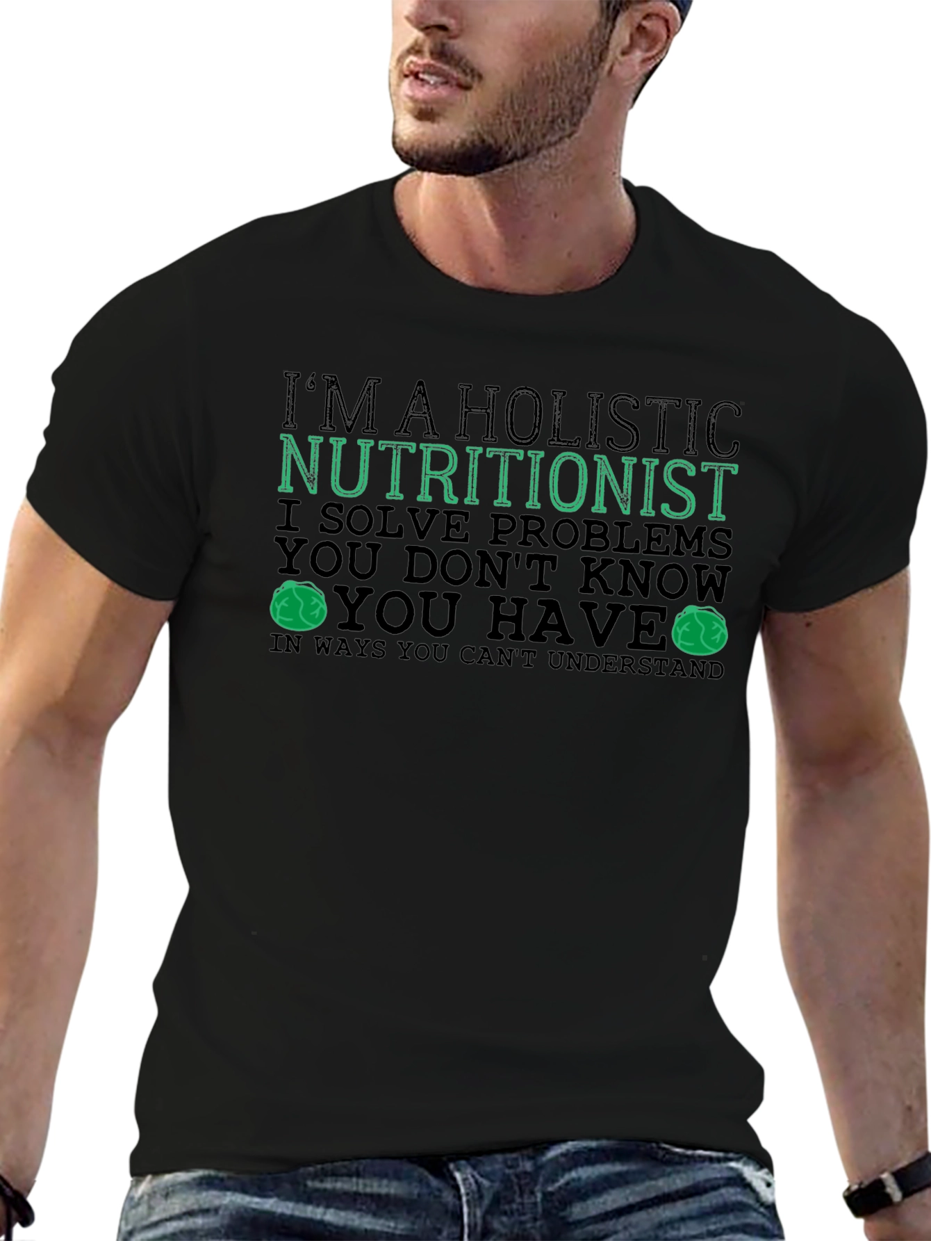 Holistic Nutritionist T-Shirt Funny Health Gift