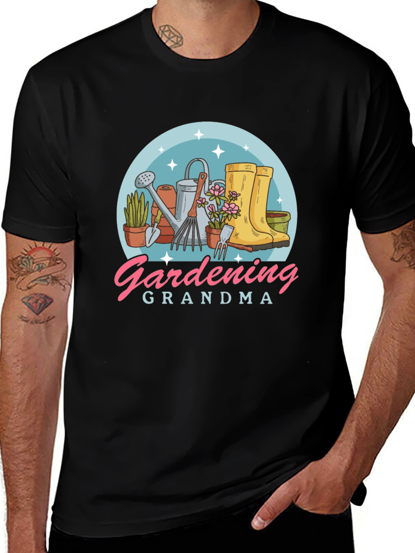 Gardening Grandma Graphic T-Shirt