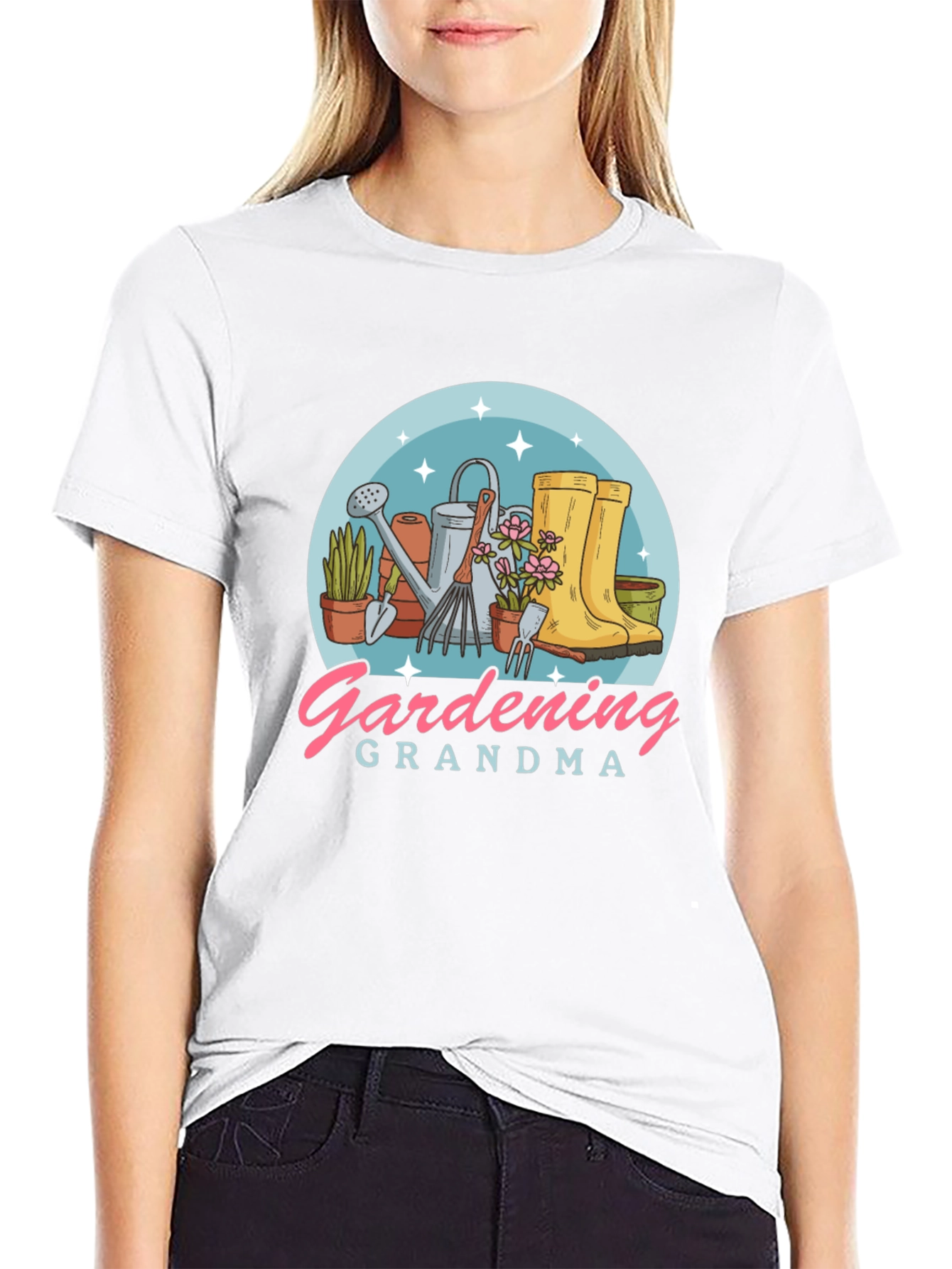 Gardening Grandma Graphic T-Shirt