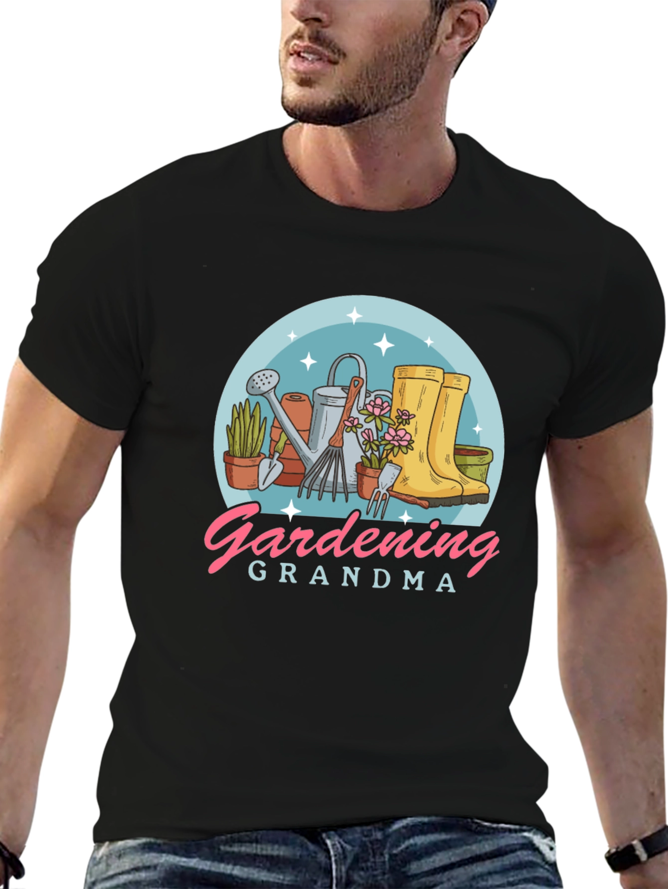 Gardening Grandma Graphic T-Shirt
