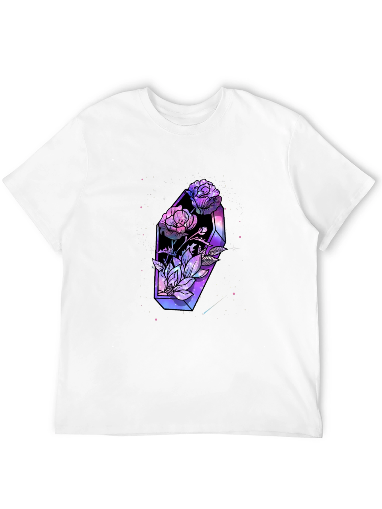 Floral Coffin Graphic Tee