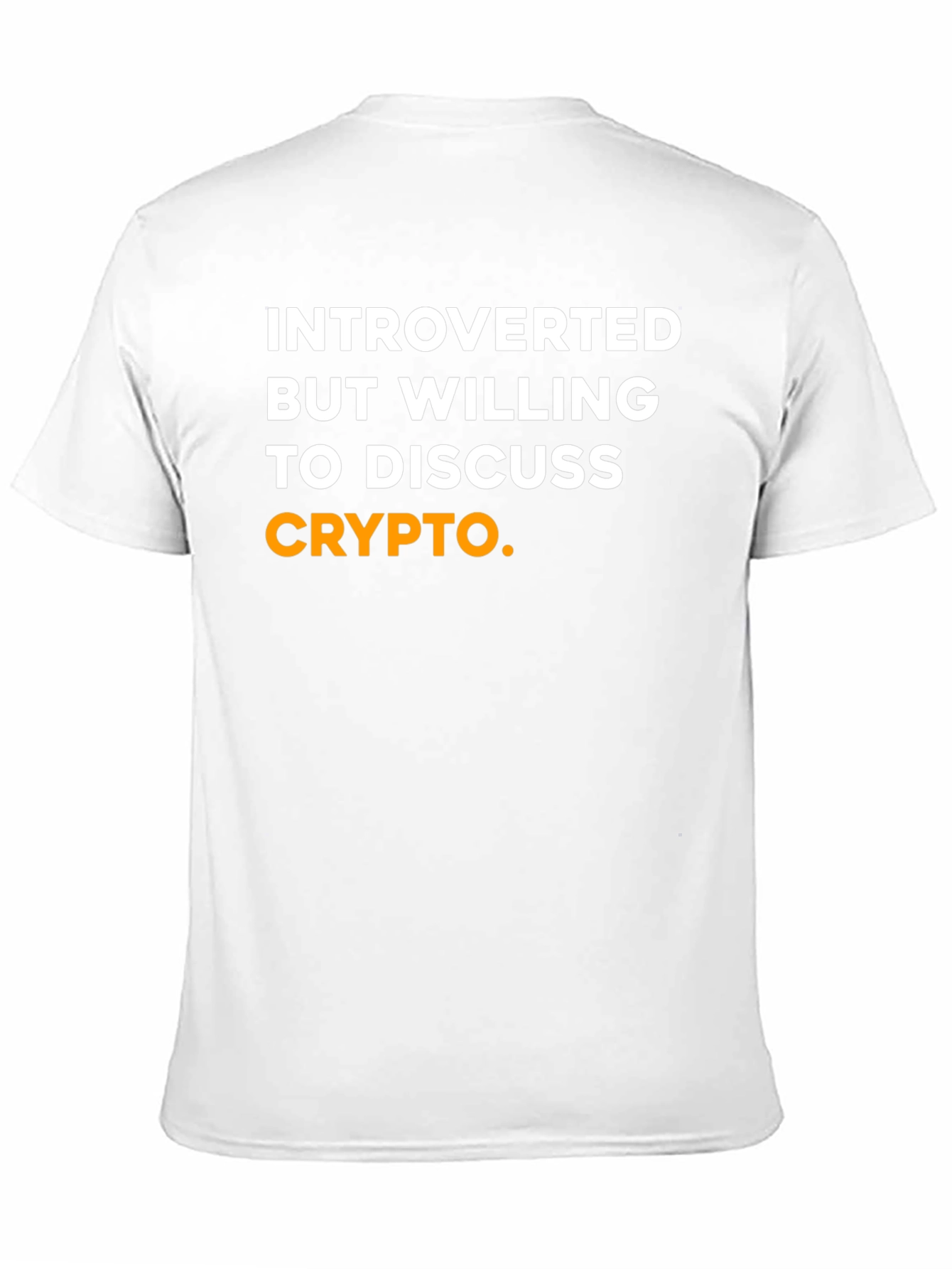 Introverted Crypto T-Shirt - Bitcoin Lover Tee