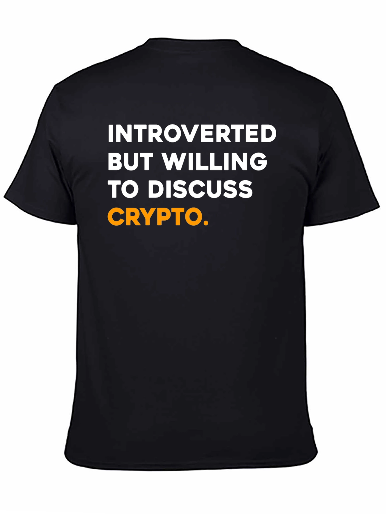 Introverted Crypto T-Shirt - Bitcoin Lover Tee