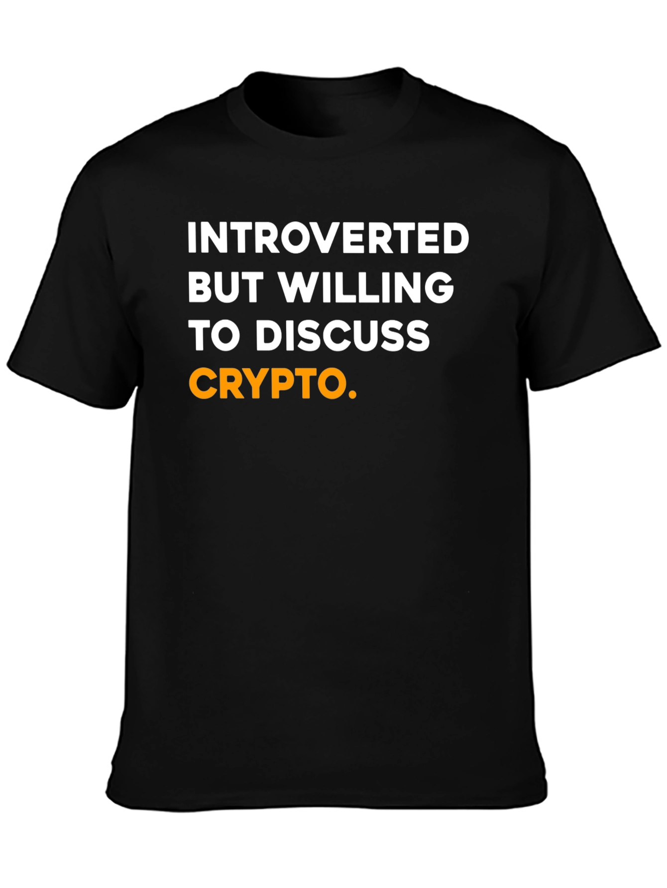 Introverted Crypto T-Shirt - Bitcoin Lover Tee