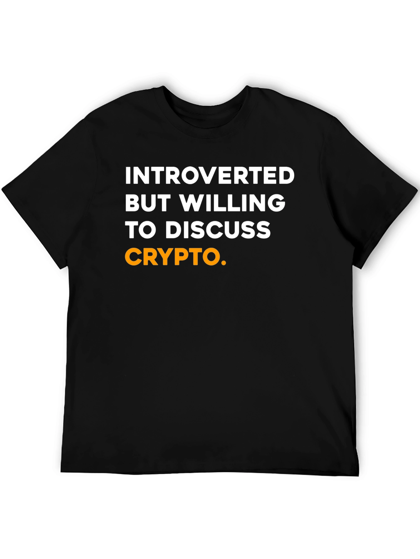 Introverted Crypto T-Shirt - Bitcoin Lover Tee