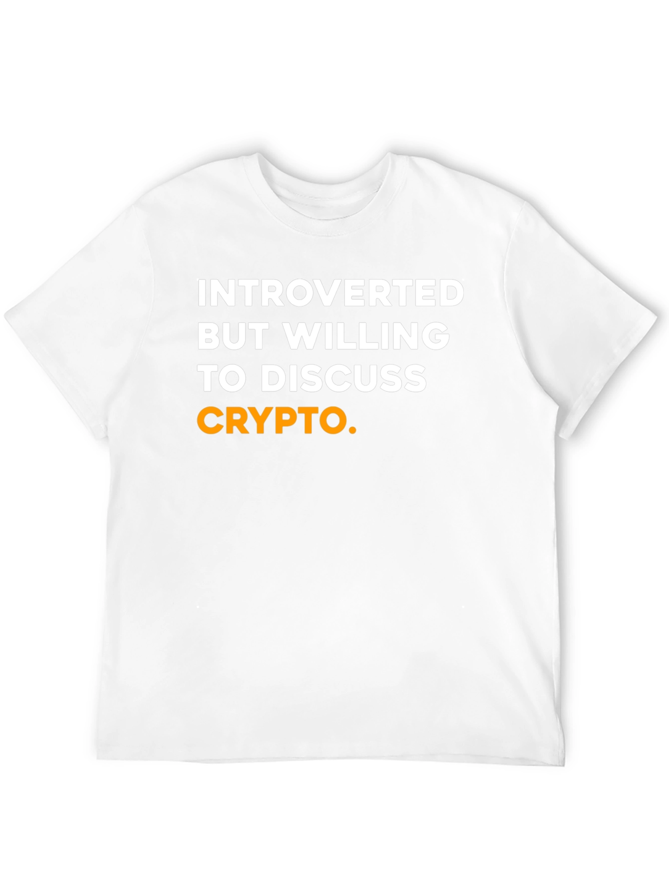Introverted Crypto T-Shirt - Bitcoin Lover Tee