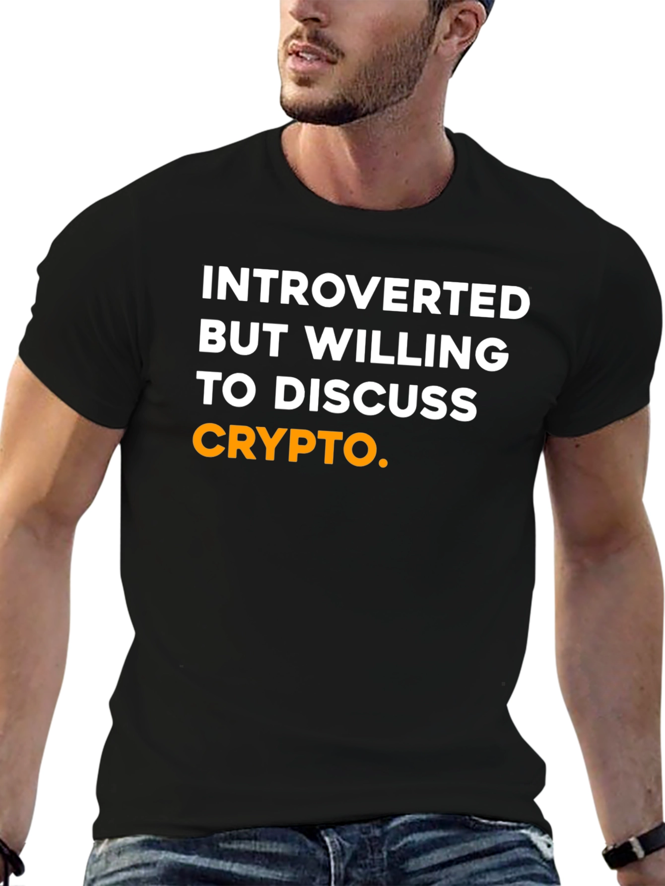 Introverted Crypto T-Shirt - Bitcoin Lover Tee