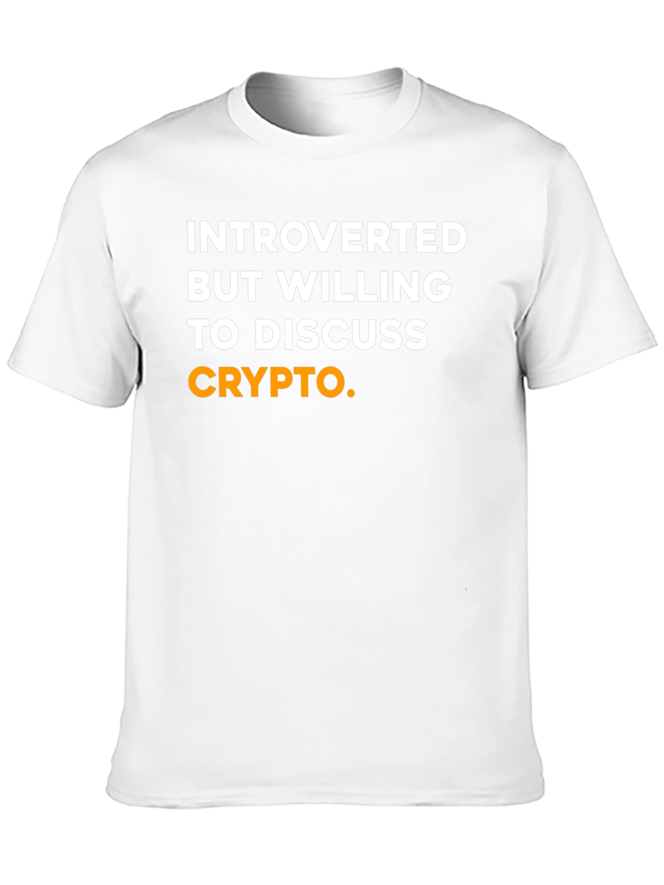 Introverted Crypto T-Shirt - Bitcoin Lover Tee
