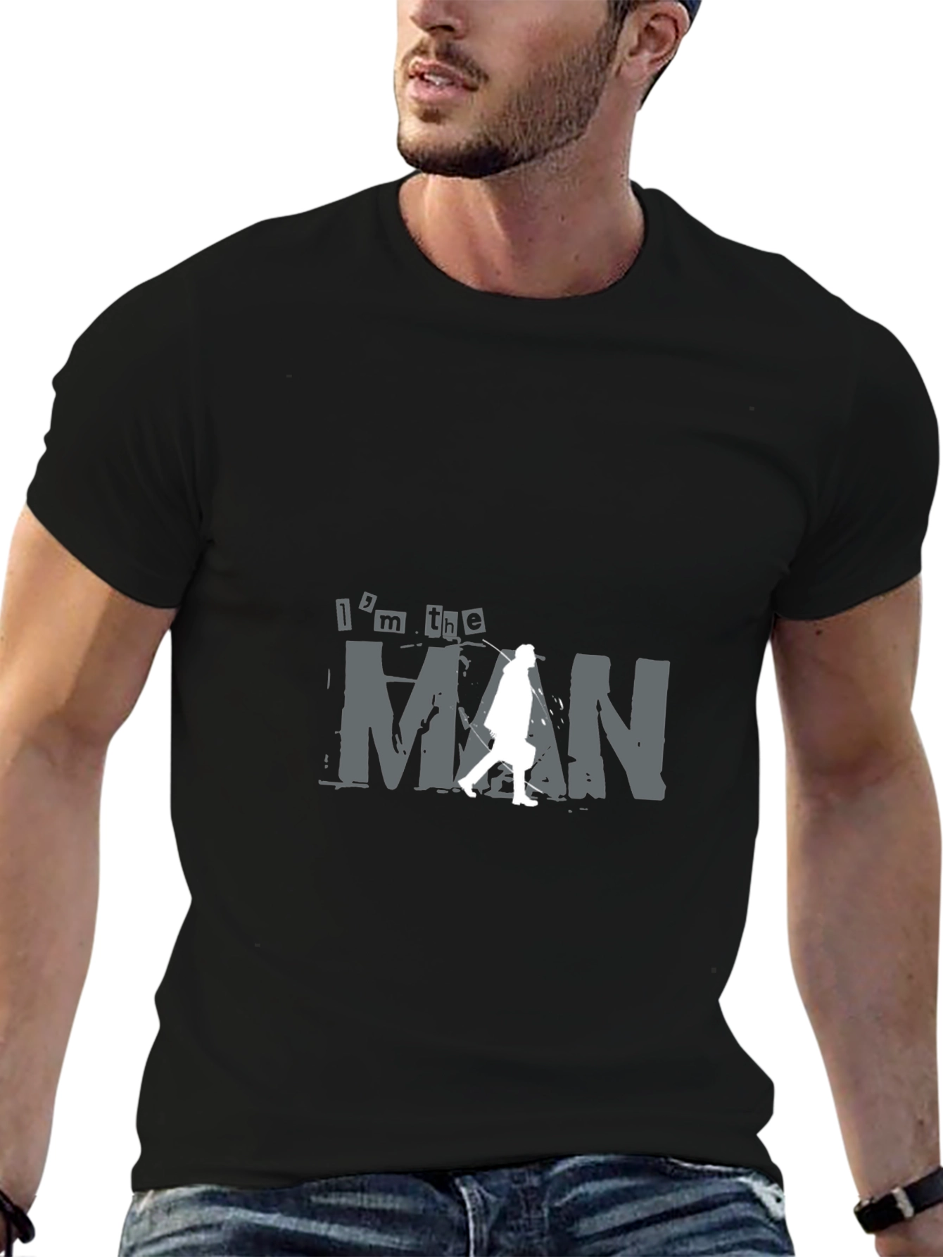 Im The Man Graphic Tee - Cool Design