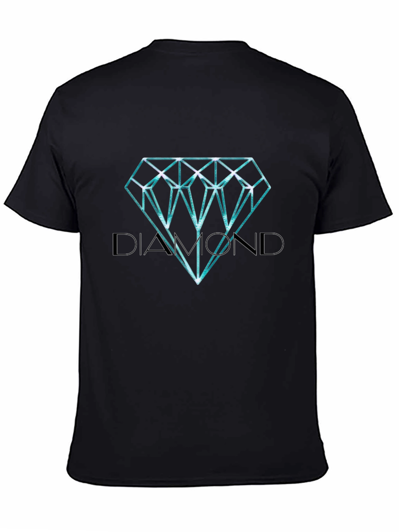 Diamond Graphic Black T-Shirt