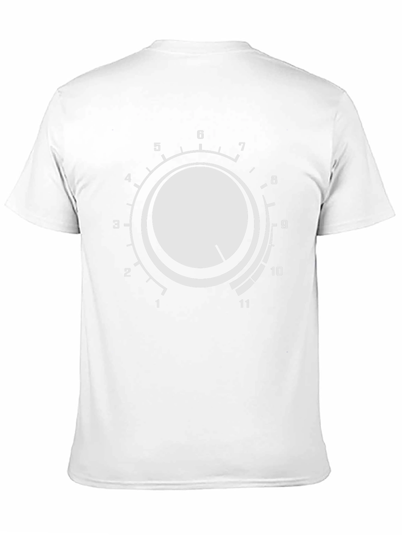 Volume Knob Graphic Tee - Black Cotton T-Shirt