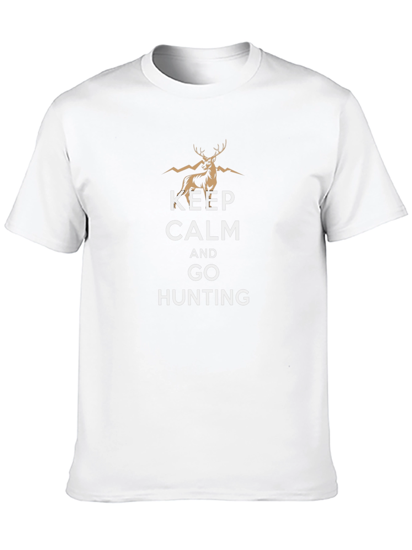 Keep Calm and Go Hunting Black T-Shirt
